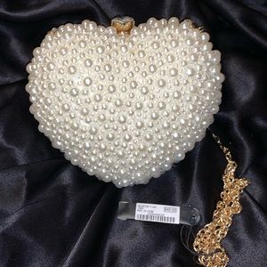 🌟Pearl covered clutch with chain